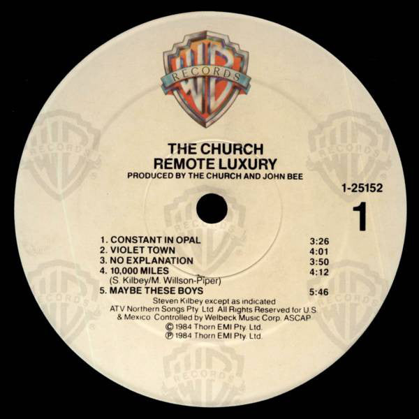 The Church : Remote Luxury (LP, Album, Comp, All)