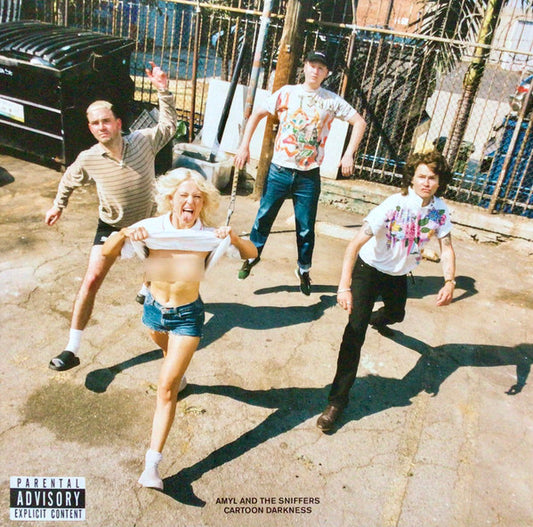 Amyl and The Sniffers : Cartoon Darkness (LP, Album, Ltd, Bla)