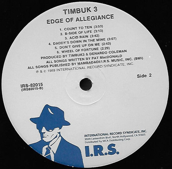 Timbuk 3 : Edge Of Allegiance (LP, Album)