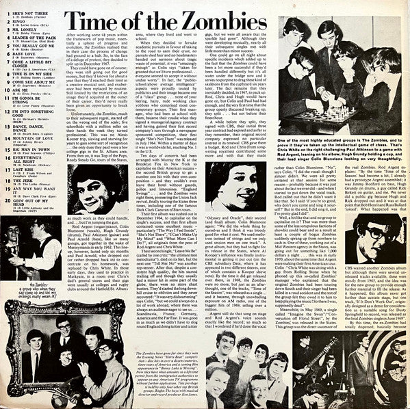 The Zombies : Time Of The Zombies (2xLP, Comp)