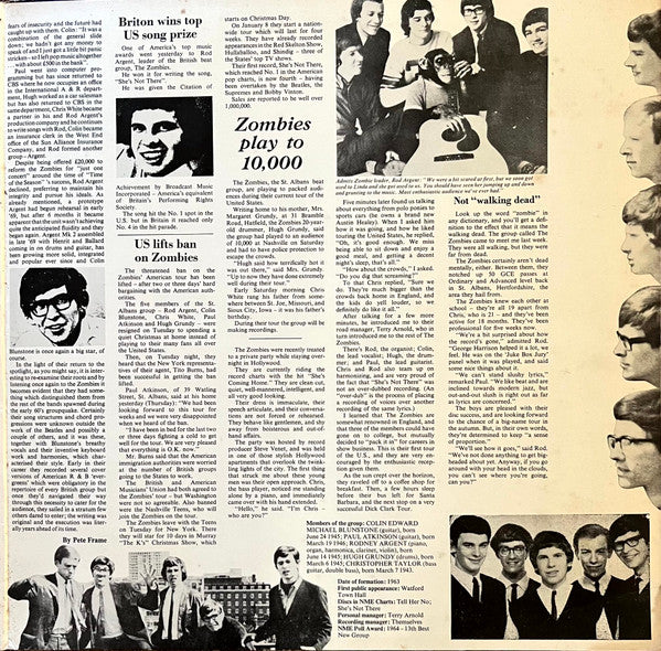 The Zombies : Time Of The Zombies (2xLP, Comp)