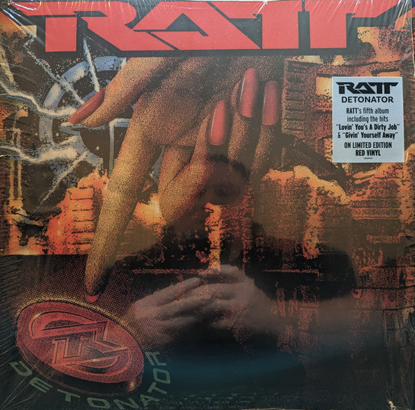 Ratt : Detonator (LP, Album, Ltd, RE, Red)
