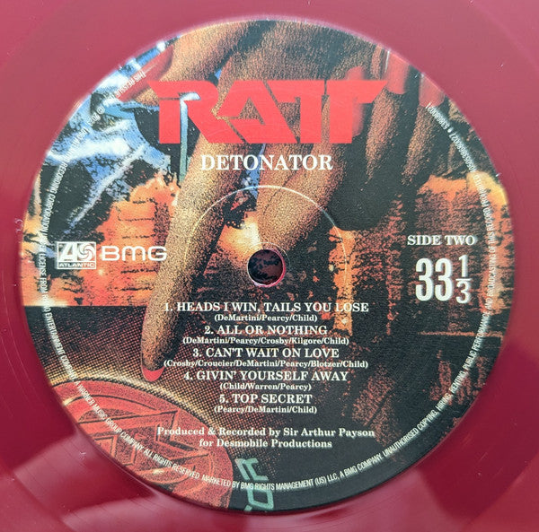 Ratt : Detonator (LP, Album, Ltd, RE, Red)