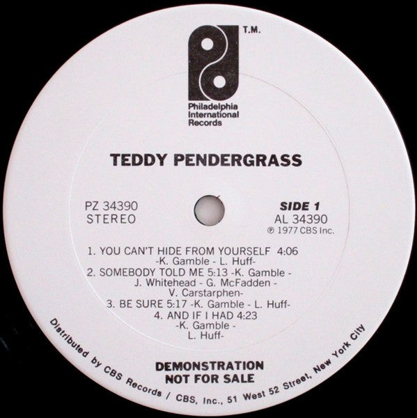 Teddy Pendergrass : Teddy Pendergrass (LP, Album, Promo)