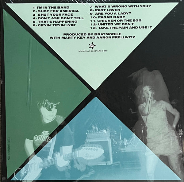 Bratmobile : Girls Get Busy (LP, Album, RE, Eve)