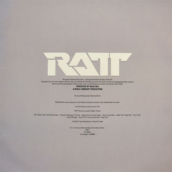 Ratt : Invasion Of Your Privacy (LP, Album, RE, Bla)