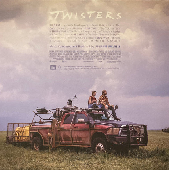 Benjamin Wallfisch : Twisters (Original Motion Picture Soundtrack) (2xLP, Album, Ltd, Cle)
