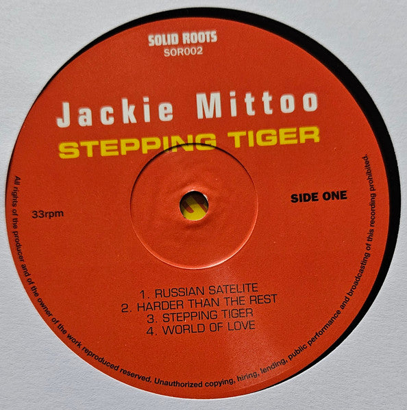 Jackie Mittoo : Stepping Tiger (LP, Album, RE)