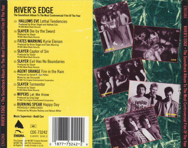 Various : River's Edge (The Soundtrack Album To The Most Controversial Film Of The Year) (CD, Comp)