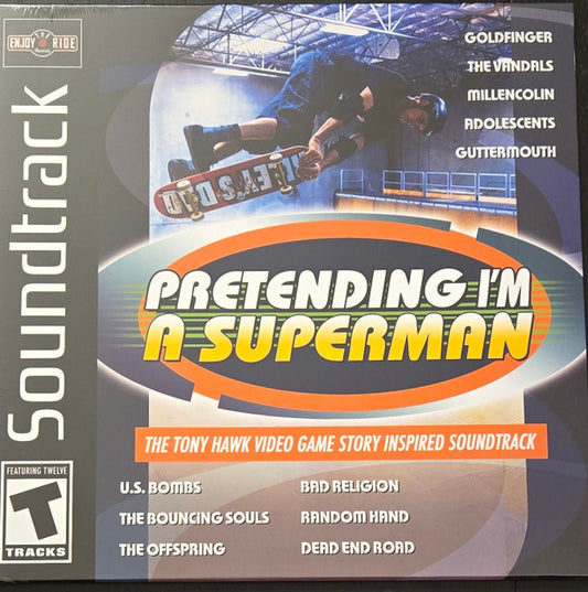 Various : Pretending I'm A Superman (The Tony Hawk Video Game Story Inspired Soundtrack) (LP, Comp, Ltd, RM, Con)