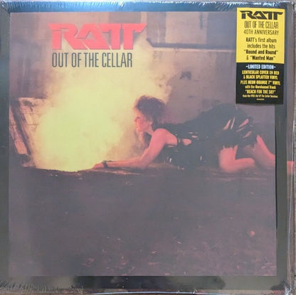 Ratt : Out Of The Cellar (LP, Album, Ltd, RE, Red + 7", Single, Neo)