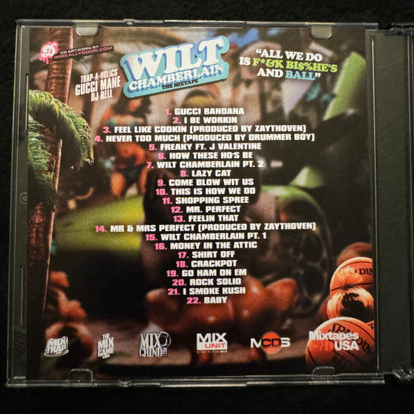 Gucci Mane, Trap-A-Holics, DJ Rell : Wilt Chamberlain The Mixtape (CDr, Mixtape, Promo)