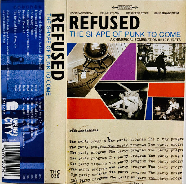 Refused : The Shape Of Punk To Come (A Chimerical Bombination In 12 Bursts) (Cass, Album, Ltd, UV )