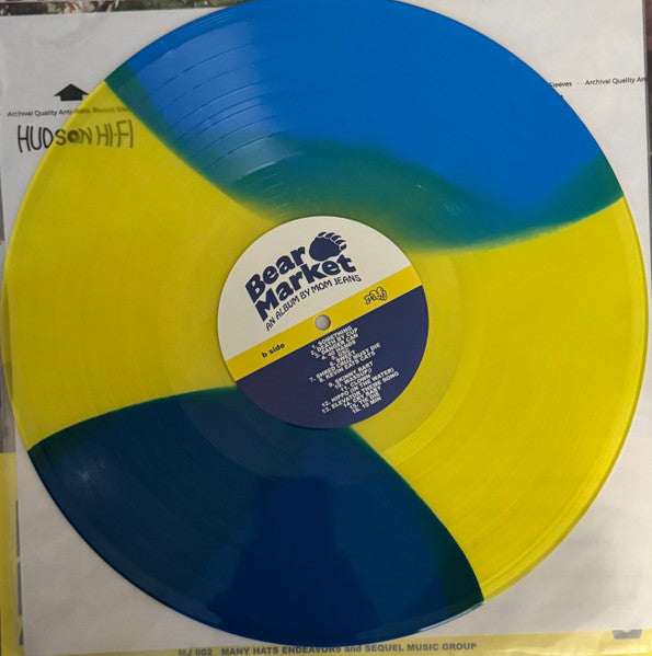 Mom Jeans. : Bear Market  (LP, Album, Ltd, Blu)