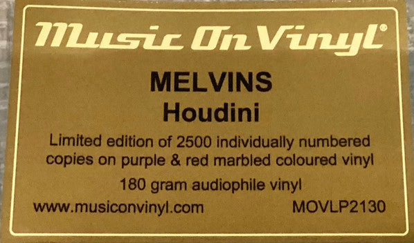 Melvins : Houdini (LP, Album, Ltd, Num, RE, RP, Pur)