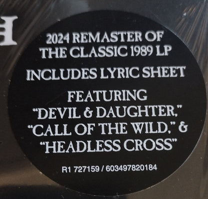 Black Sabbath : Headless Cross (LP, Album, RE, RM)