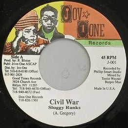 Sluggy Ranks : Civil War (7")