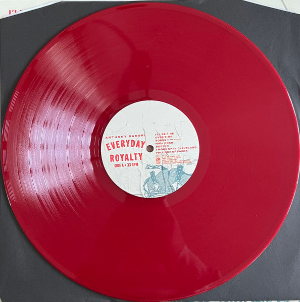 Anthony Raneri : Everyday Royalty (LP, S/Sided, EP, Etch, Ltd, RP, Red)