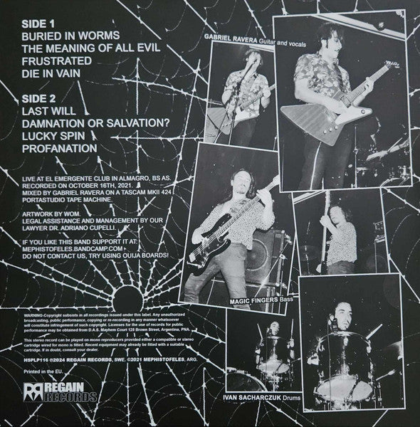 Mephistofeles : Barely Alive! (LP, Album)