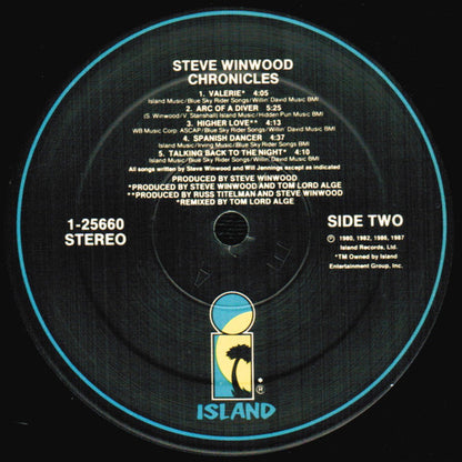 Steve Winwood : Chronicles (LP, Comp, Spe)