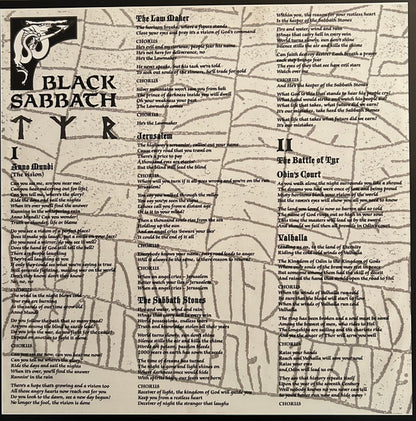 Black Sabbath : Tyr (LP, Album, RE, RM)