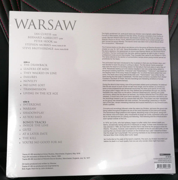 Warsaw (3) : Warsaw (LP, Comp, RE, Unofficial, Gre)