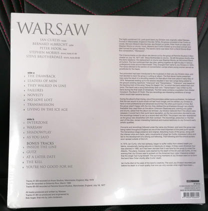 Warsaw (3) : Warsaw (LP, Comp, RE, Unofficial, Gre)