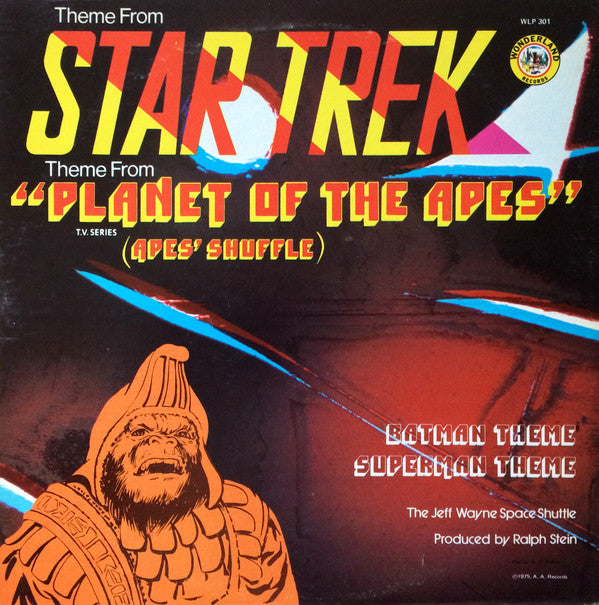 The Jeff Wayne Space Shuttle : Theme From Star Trek / Theme From "Planet Of The Apes" TV Series (Apes' Shuffle) / Batman Theme / Superman Theme (LP)