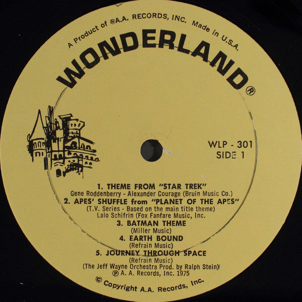 The Jeff Wayne Space Shuttle : Theme From Star Trek / Theme From "Planet Of The Apes" TV Series (Apes' Shuffle) / Batman Theme / Superman Theme (LP)