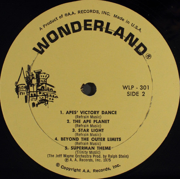 The Jeff Wayne Space Shuttle : Theme From Star Trek / Theme From "Planet Of The Apes" TV Series (Apes' Shuffle) / Batman Theme / Superman Theme (LP)