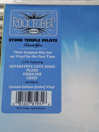 Stone Temple Pilots : Thank You (LP, Blu + LP, S/Sided, Etch, Blu + Comp, Ltd, RE)