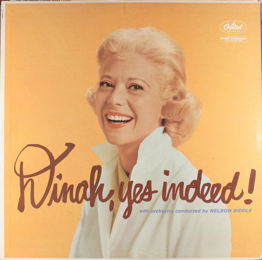 Dinah Shore : Dinah, Yes Indeed! (LP, Album)