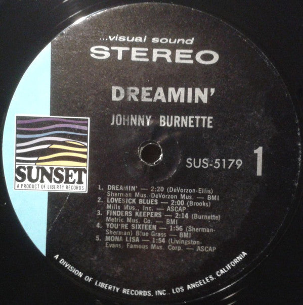 Johnny Burnette : Dreamin' (LP, Comp)