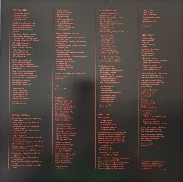Rush : Moving Pictures (LP, Album, RE, RM, 180)