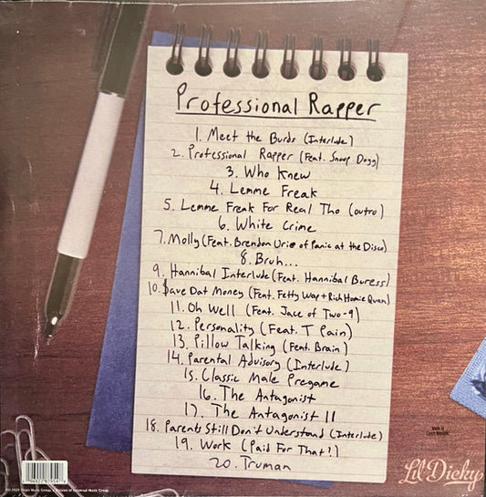 Lil Dicky : Professional Rapper (2xLP, Album, RE)