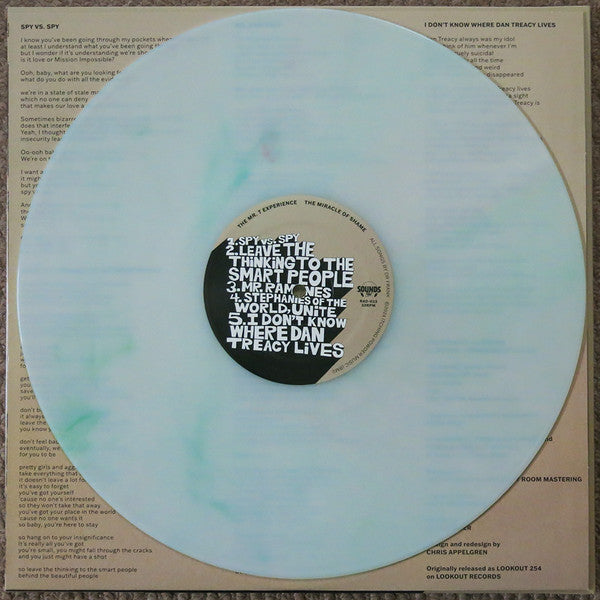 The Mr. T Experience : The Miracle Of Shame (12", S/Sided, EP, Etch, RE, RM, Gre)