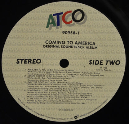 Various : Coming To America (Original Soundtrack Album) (LP, Album)