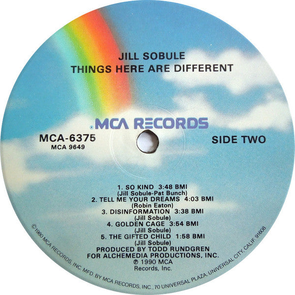 Jill Sobule : Things Here Are Different (LP, Album)