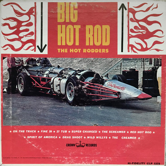 The Hot Rodders : Big Hot Rod (LP, Album, Mono)