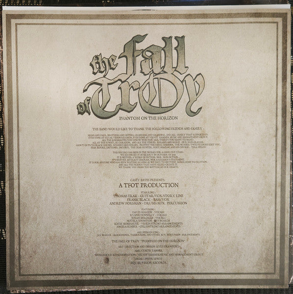 The Fall Of Troy : Phantom On The Horizon (12", EP, Cle)