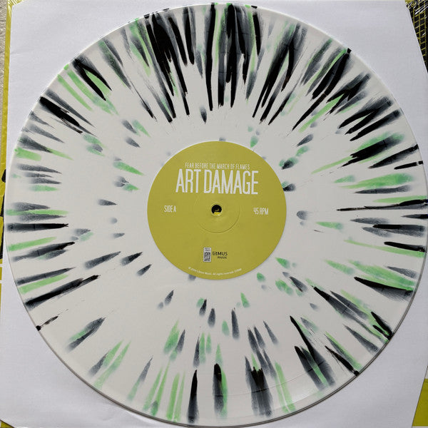 Fear Before The March Of Flames : Art Damage (LP, Album, Ltd, RP, Whi)