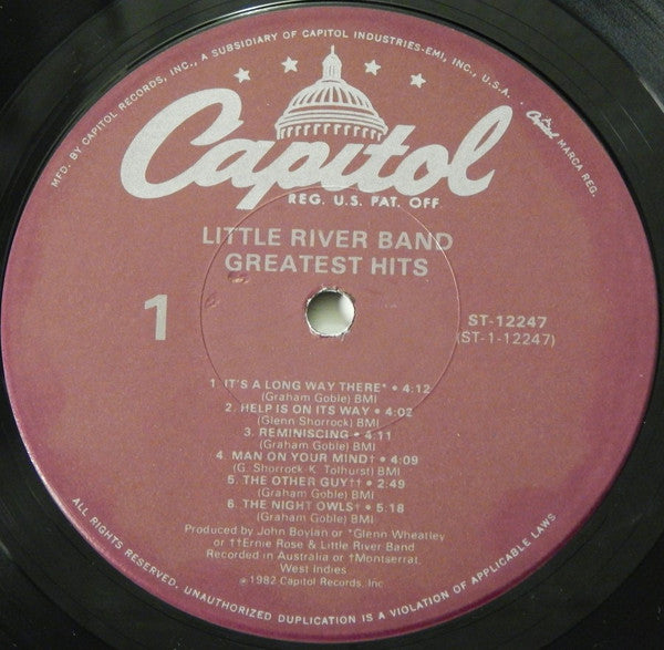Little River Band : Greatest Hits (LP, Comp, Win)