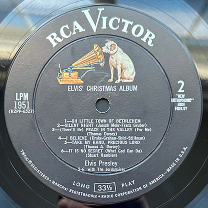 Elvis Presley : Elvis' Christmas Album (LP, Album, Mono, MP, RE, Hol)