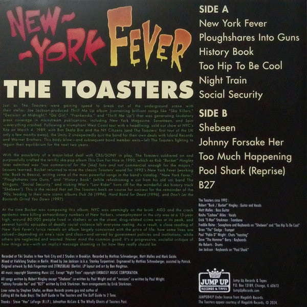 The Toasters : New York Fever (LP, Album, RE, Blu)