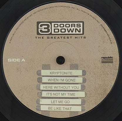 3 Doors Down : The Greatest Hits (LP, Comp, RE)