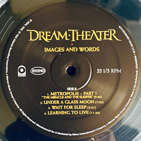 Dream Theater : Images And Words (LP, Album, Ltd, RE, RP, Cle)