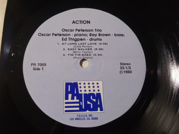 The Oscar Peterson Trio : Action (LP, RE)