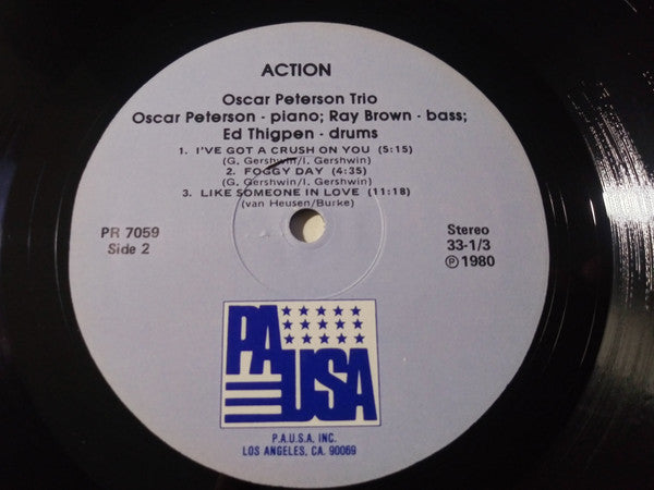 The Oscar Peterson Trio : Action (LP, RE)