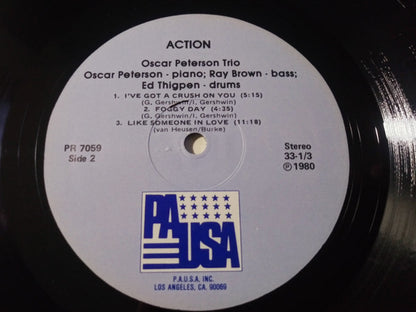 The Oscar Peterson Trio : Action (LP, RE)