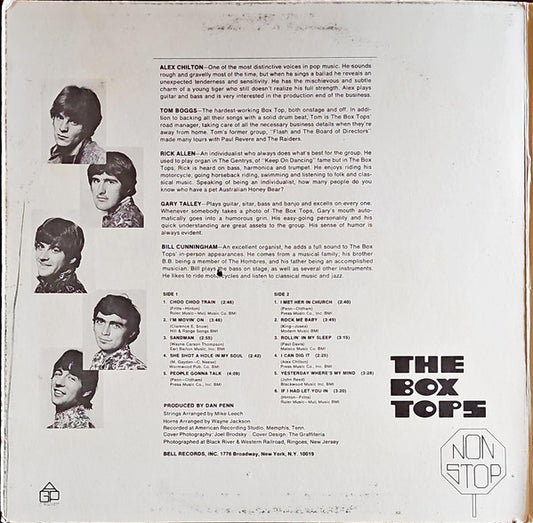 The Box Tops* : Non Stop (LP, Album, Abb)